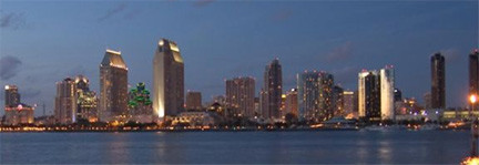Skyline of San Diego, California